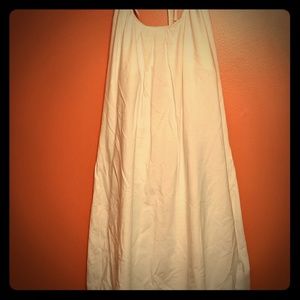 White sun/swim dress